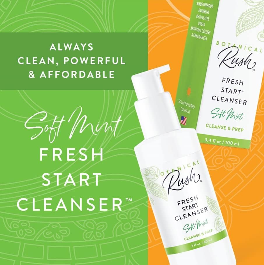 Miniatura 7 de Fresh Start Limpiador concentrado, limpiador diario, elimina todo el maquillaje, ideal para afeitar, para todo tipo de piel, imprimación para la