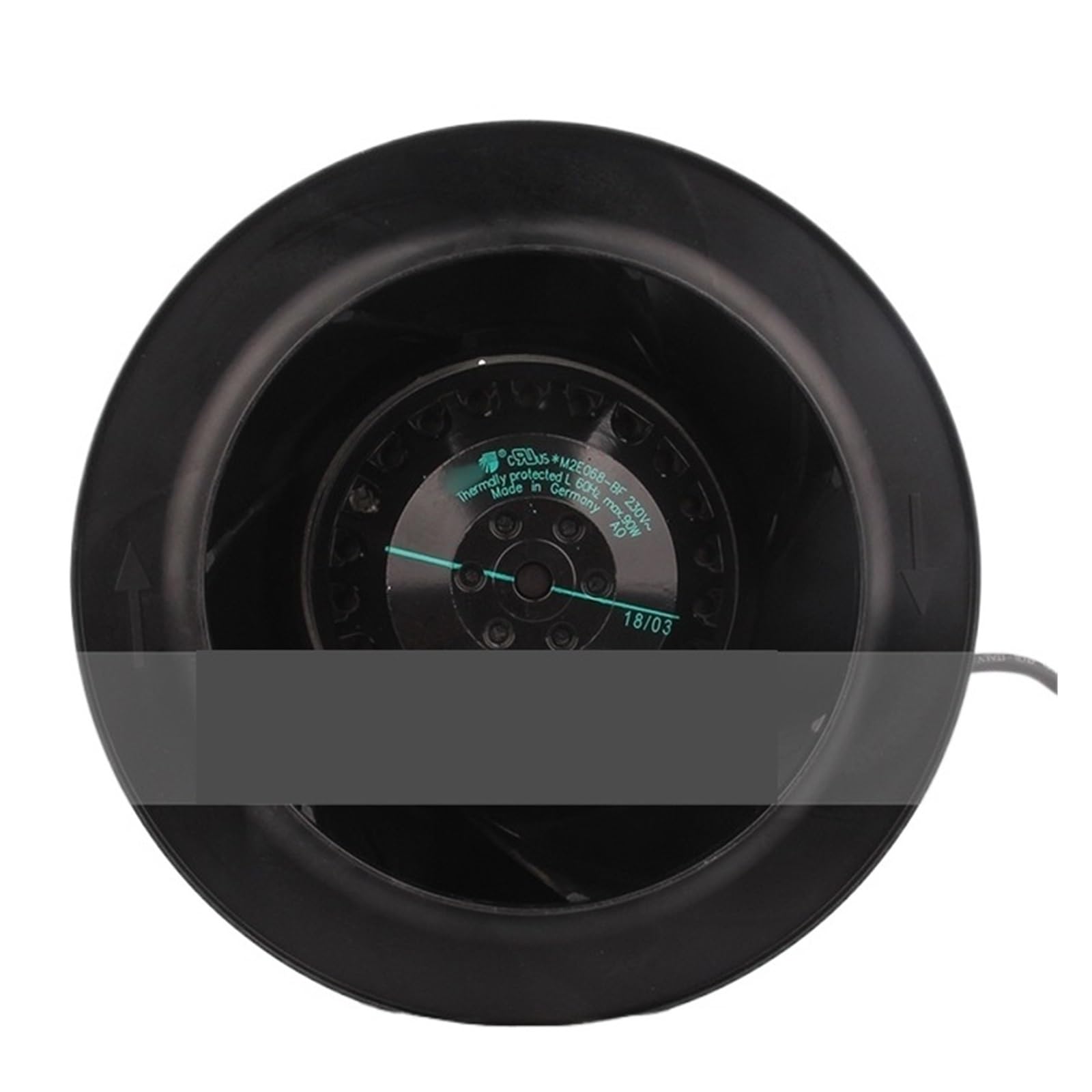 Ventilateur centrifuge 190mm de refroidissement AC 230V 90W extracteur air extracteur chaud