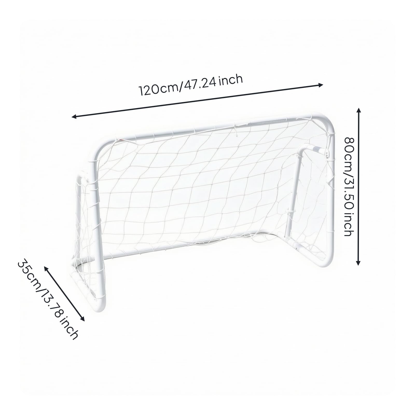 Mini Porta da Calcio Portatile | Resistente, Porta da calcio Metallo, Compatto, Attrezzatura Sportiva, per Casa, Ragazzi