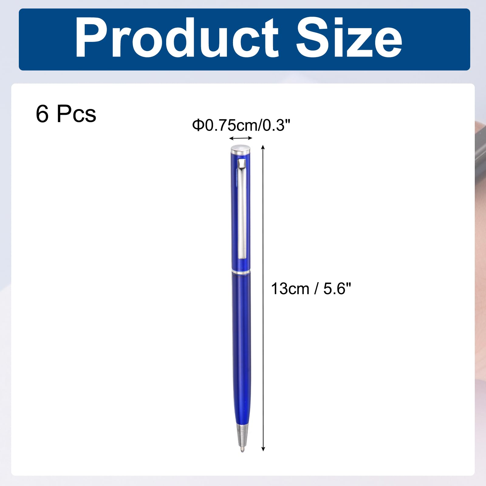 PATIKIL Slim Metallic Ballpoint Pen - Image 2