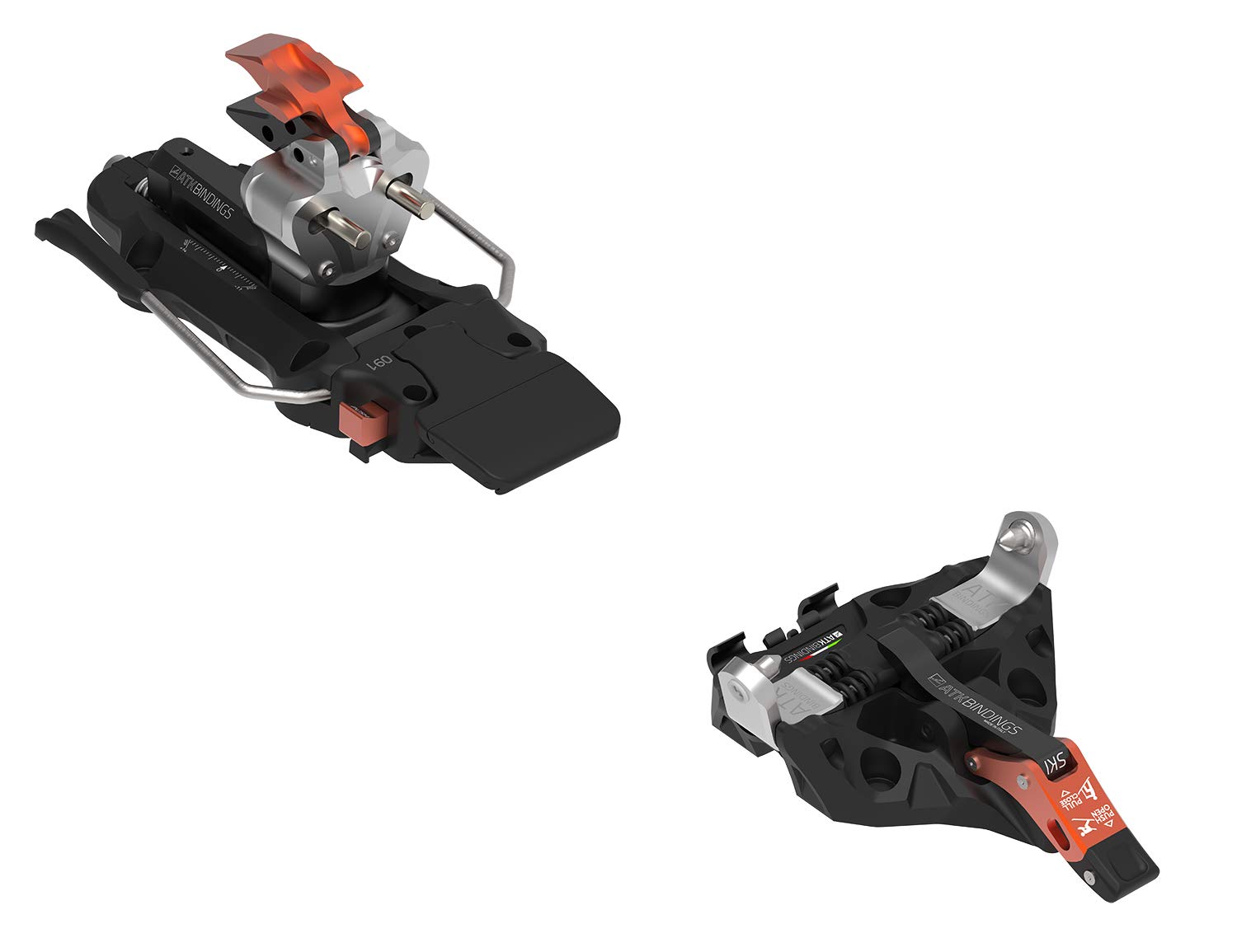 ATK Bindings Attacco da Sci Alpinismo C-Raider 12, Black-White-Orange, 102mm