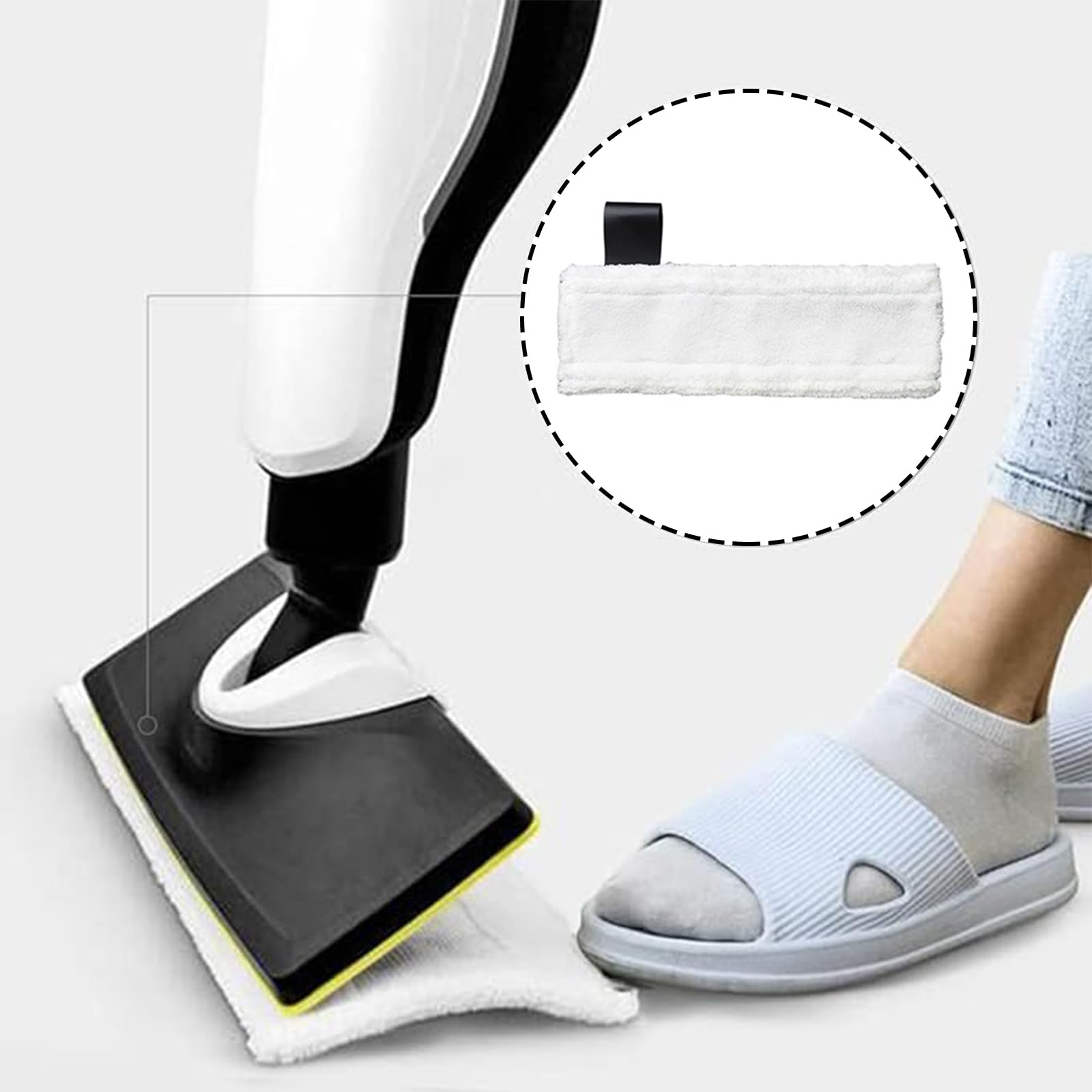 6 Panni Ricambio Per Pulitore Vapore K&auml;rcher - Microfibra Per Modelli SC1, SC2, SC3, SC4, SC5, 35x11 Cm