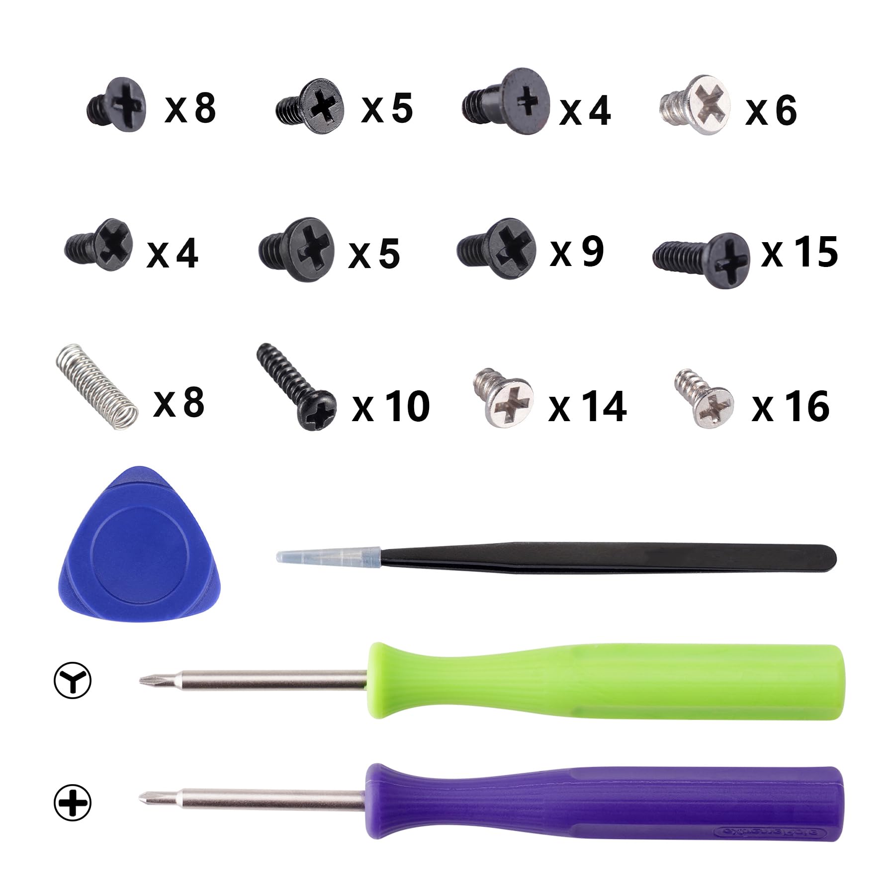 Amazon.com: eXtremeRate Cross Screwdriver Set Opening Tools Repair