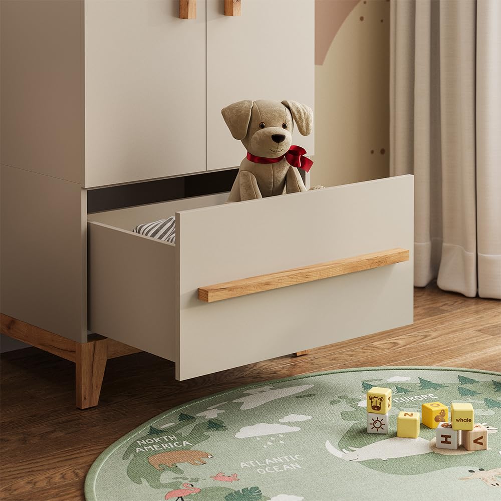 VitaliSpa Armadio per bambini Malia 70 x 186.8 cm Cashmere Artigianale