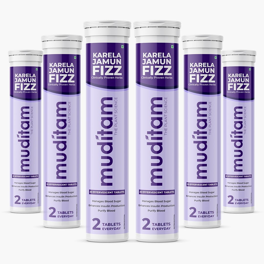 Karela Jamun Fizz Effervescent Tablets (2 Month Supply)