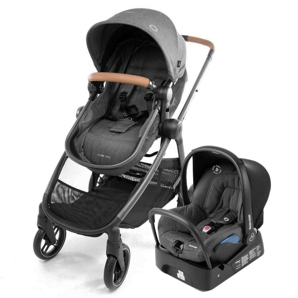 Travel System Maxi-Cosi, Anna³ Trio, 0 a 15kg, Sparkling Grey