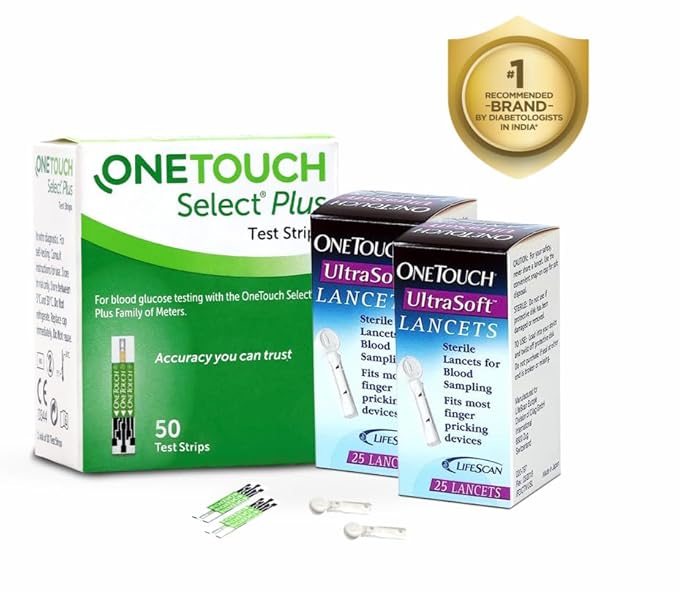 Select Plus Test Strips 50s Pack + 2 * 25's UltraSoft