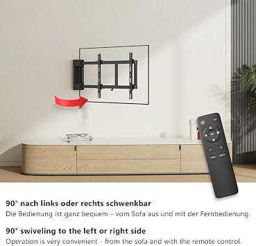 MyWall HP29L Motorised Wall Mount For Flat Screen 32 – 60 Inches (152 cm), up to 40kg Black