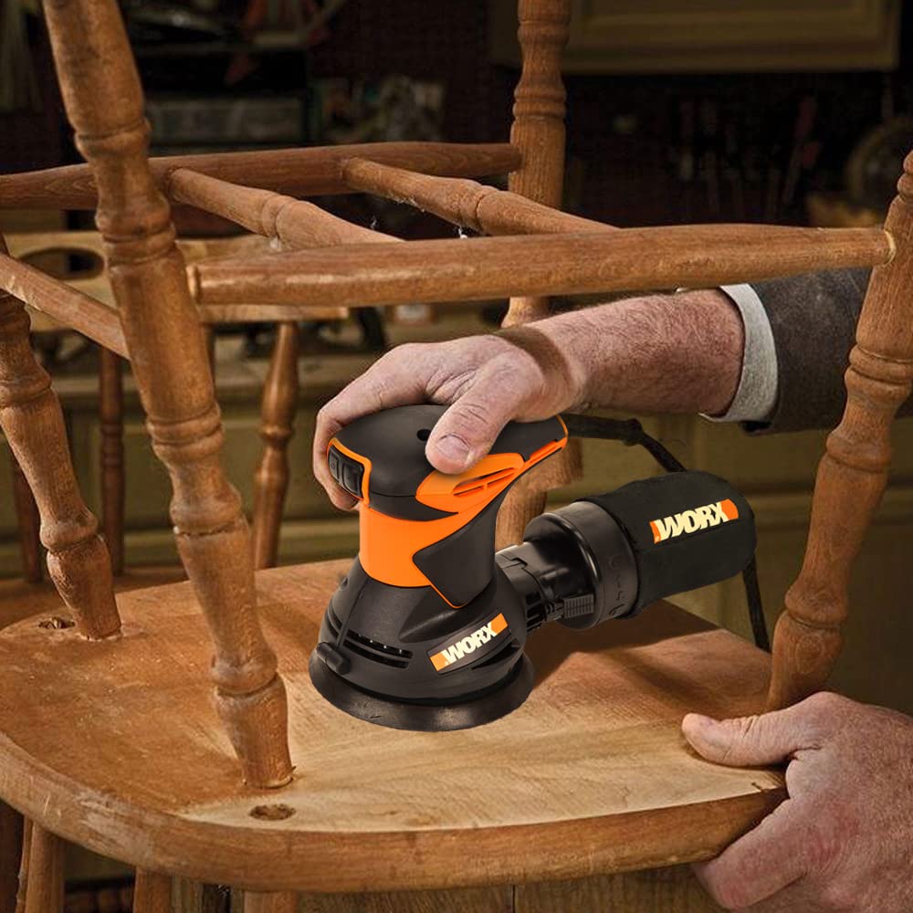 WX652.1 Worx - Roto-Orbital Sander 125 millimetri.