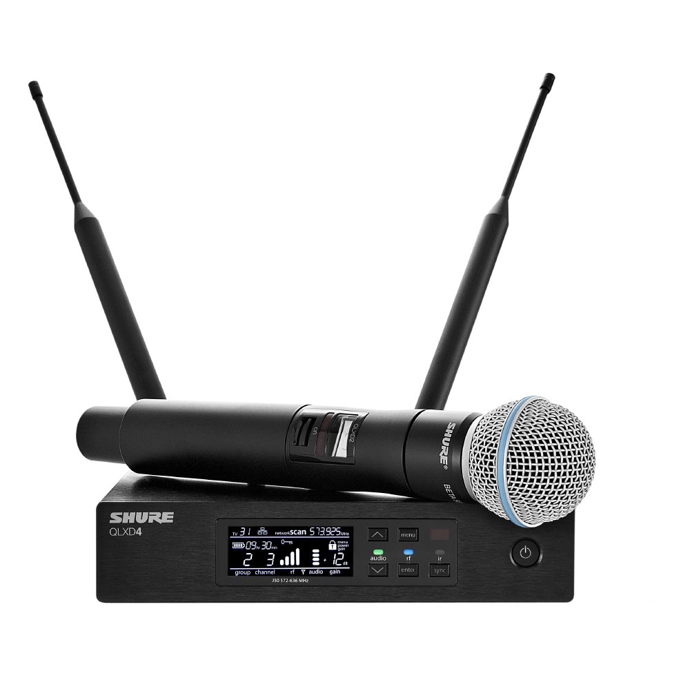 Amazon.com: Shure QLXD24/B58-G50 Handheld Wireless System with