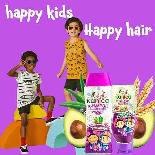 Miniatura 4 de KANICA Kit de aguacate para champú y gel para el cabello sin parabenos champú 135 onzas líquidas  gel para el cabello 929 onzas líquidas