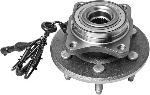 Conjunto de buje de rueda trasera y rodamiento compatible con Ford Expedition Lincoln Navigator AUQDD 541001 6 lengüetas con ABS