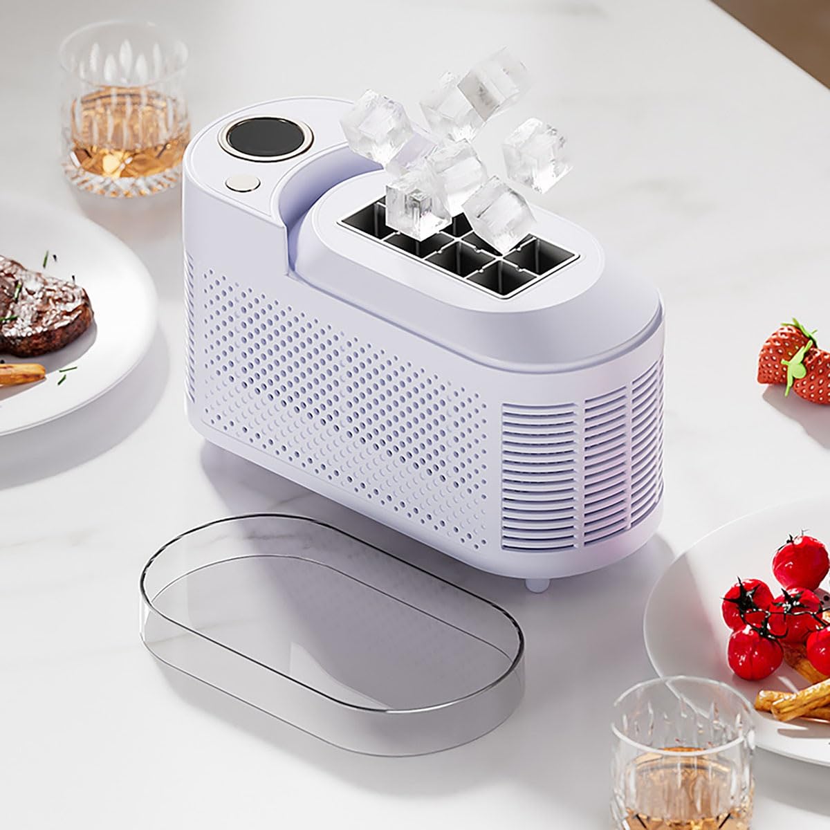 Machine à glaçons portable : ne manquez plus jamais de glace en voiture
