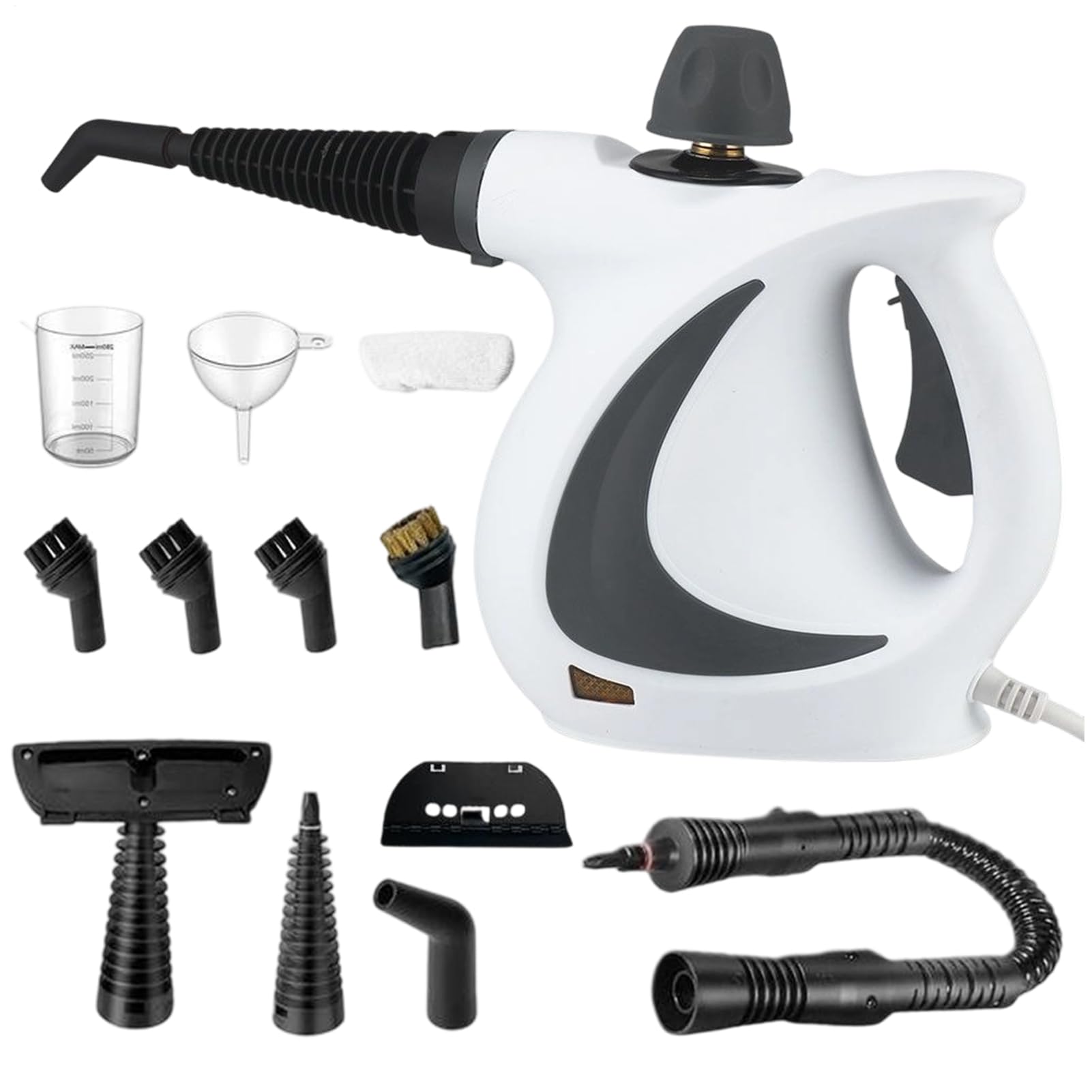 Limpiador A Vapor Para El Hogar - Limpiadora De Vapor Portátil Para Hogar - Máquina Eléctrica Con 12 Accesorios Para Tapicería Muebles Suelos Zona Mascotas Ropa Alfombras Detallado Auto Tela Sofá,Para