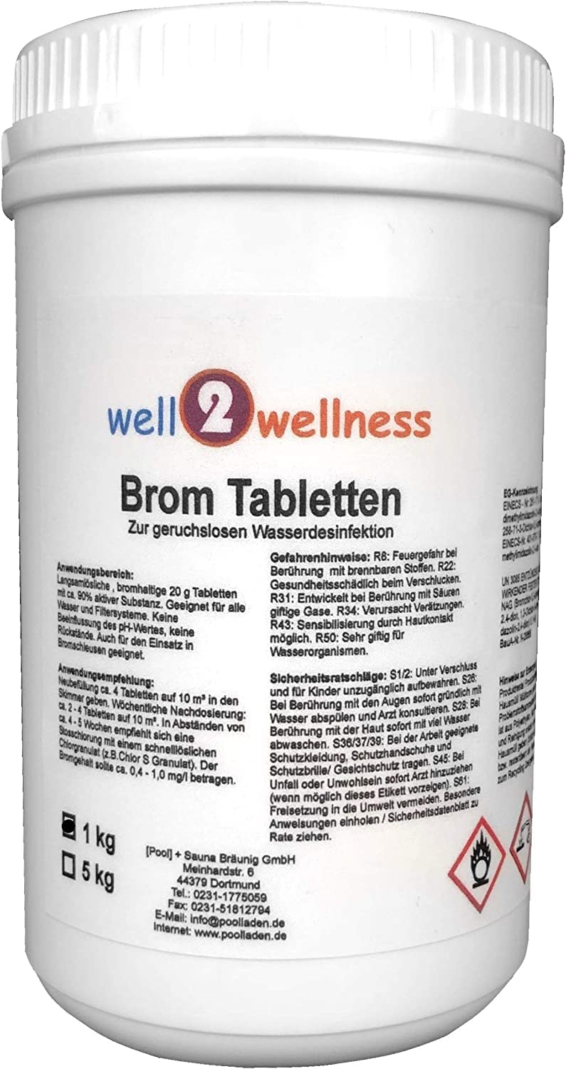 Brom-Tabletten 20g - 1kg