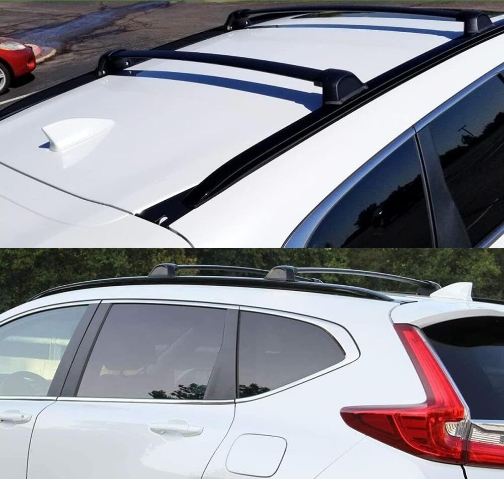 Roof Rack Side Rails & Cross Bars Compatible with Honda CRV CR-V 2017-2022 | Roof Luggage Carrier Rack Rails Crossbars Kit (4PCS)