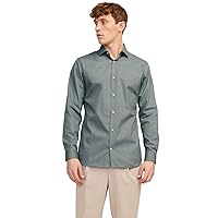 JACK & JONES Camicia da Uomo Jprblaparker L/S Noos a Maniche Lunghe