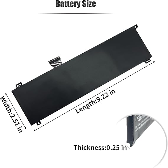 53Wh PHID1-00-15-3S1P-0 Laptop Battery Compatible with Mechrevo F1 Schenker Vision 14 Adata XPG Xenia 14 Tuxedo InfinityBook Pro 14 Gen 6/7 Notebook [11.61V 4570mAh 3-Cell]