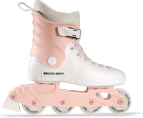 Miniatura 7 de Patines en línea para mujeres y niñas, patines en línea para adultos para exteriores e interiores, con carcasa exterior duradera y soporte de