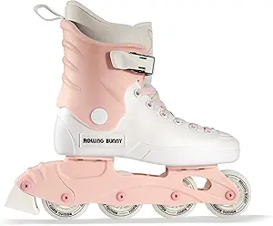 RollingBunny Inline Skates for Women Girls - Adult Inline Skates for Outdoor and Indoor, with Durable Outer Shell and Ankle Support, ABEC-7 Bearings, Solid and Comfortable
