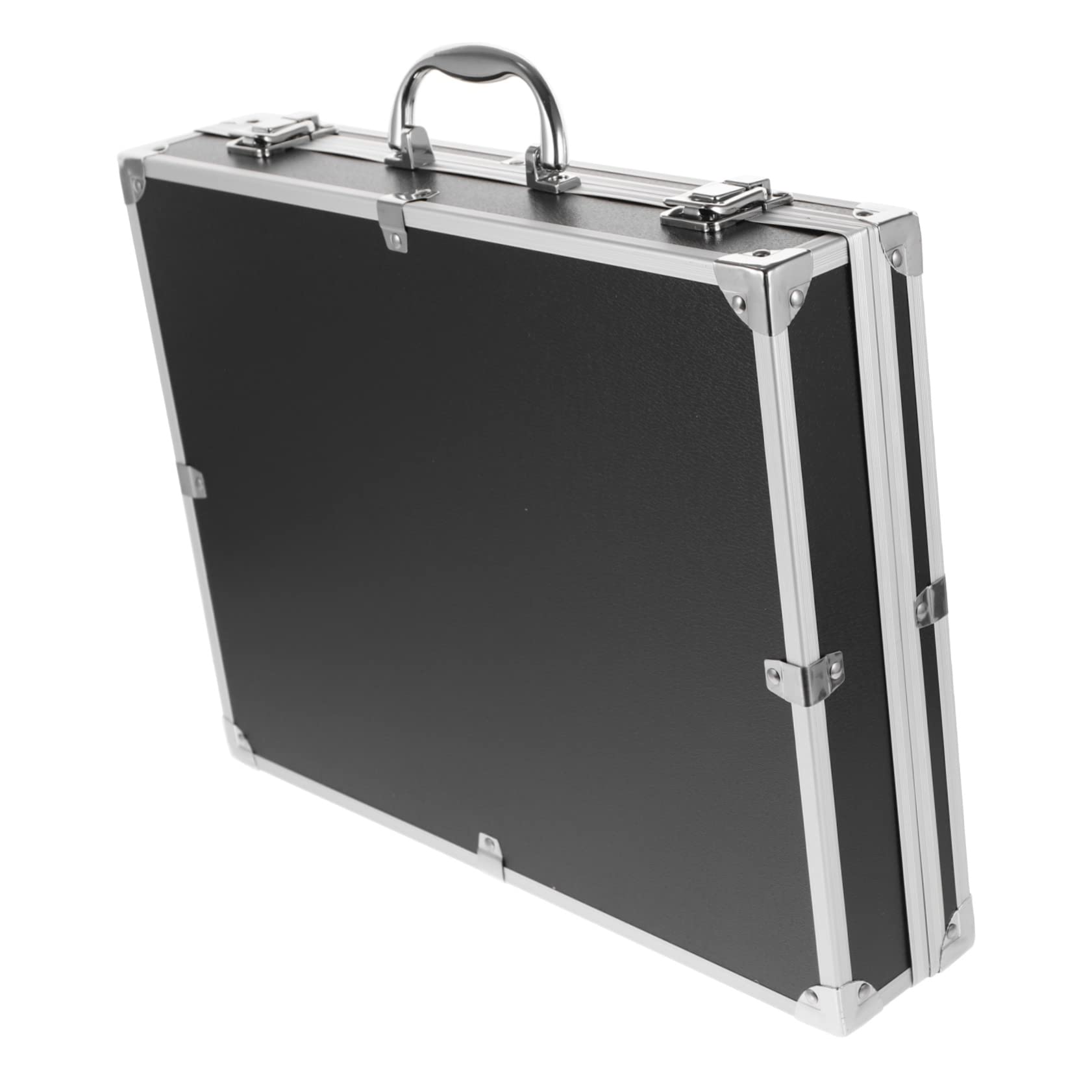 Ciieeo Werkzeugkasten Hartschalen-aktenkoffer Aus Aluminium Make-up-organizer Aus Legierung Notebook-aktentasche Versiegelter Behälter Notfallset-box Metall Flanell Schaumkissen Fräulein