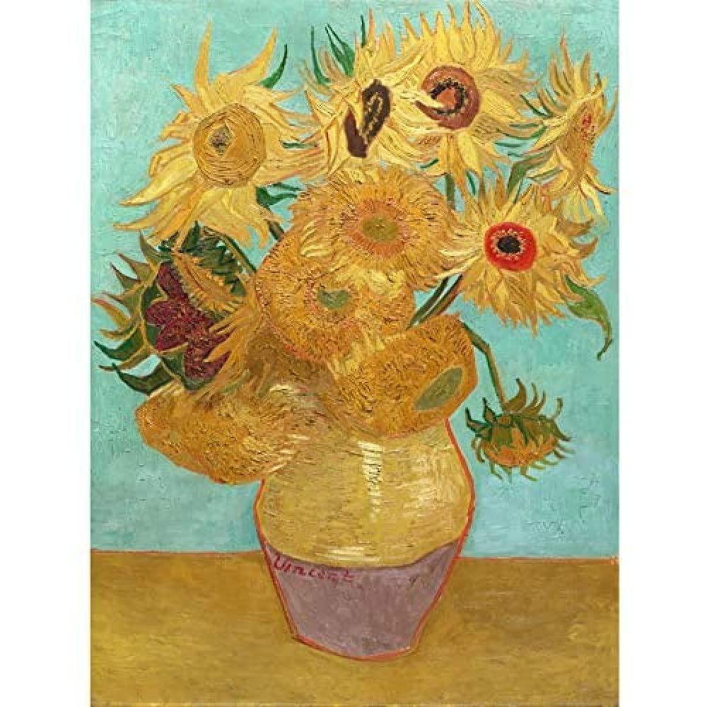 Fine Art Prints Vincent Willem Van Gogh Dutch Sunflowers Unframed Wall Poster Home Decor Premium