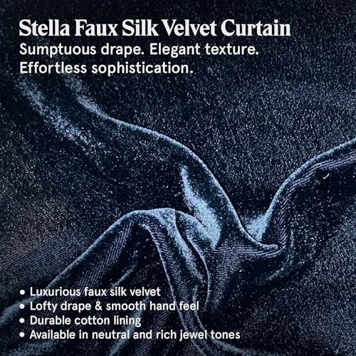 Image of HiEnd Accents Stella Faux Silk Velvet Midnight Blue Long Lumbar Pillow
