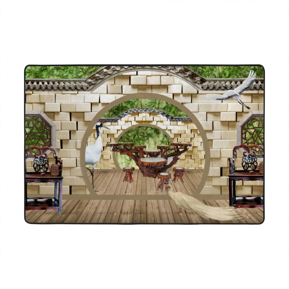 Tapis chinois Ruchen grand tapis doux en velours corail pour isoler les sols froids de maison