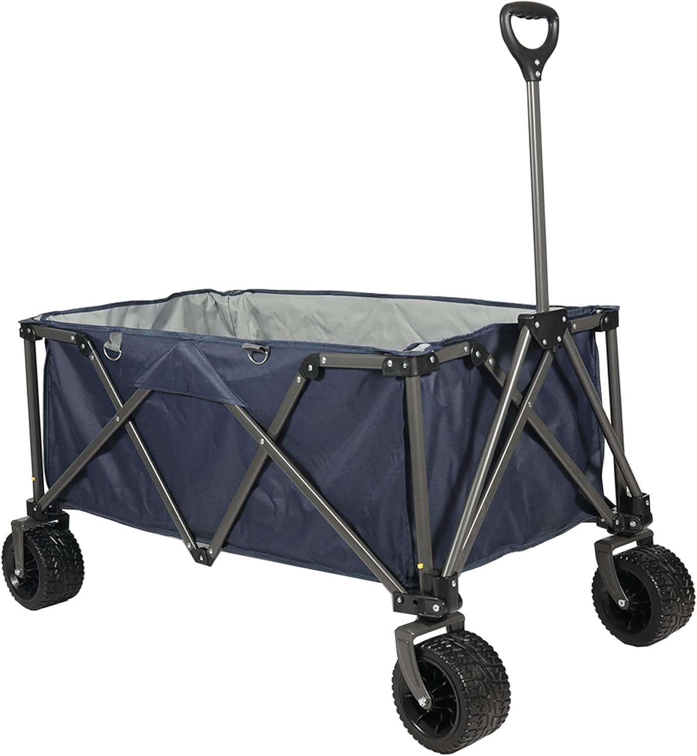 Varbucamp Large Collapsible Beach Wagon, XL Folding Wagon Utility Carts
