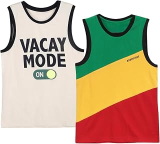 Alan Jones Clothing Boy's Cotton Vest Sleeveless Regular Fit T-Shirt Price In India