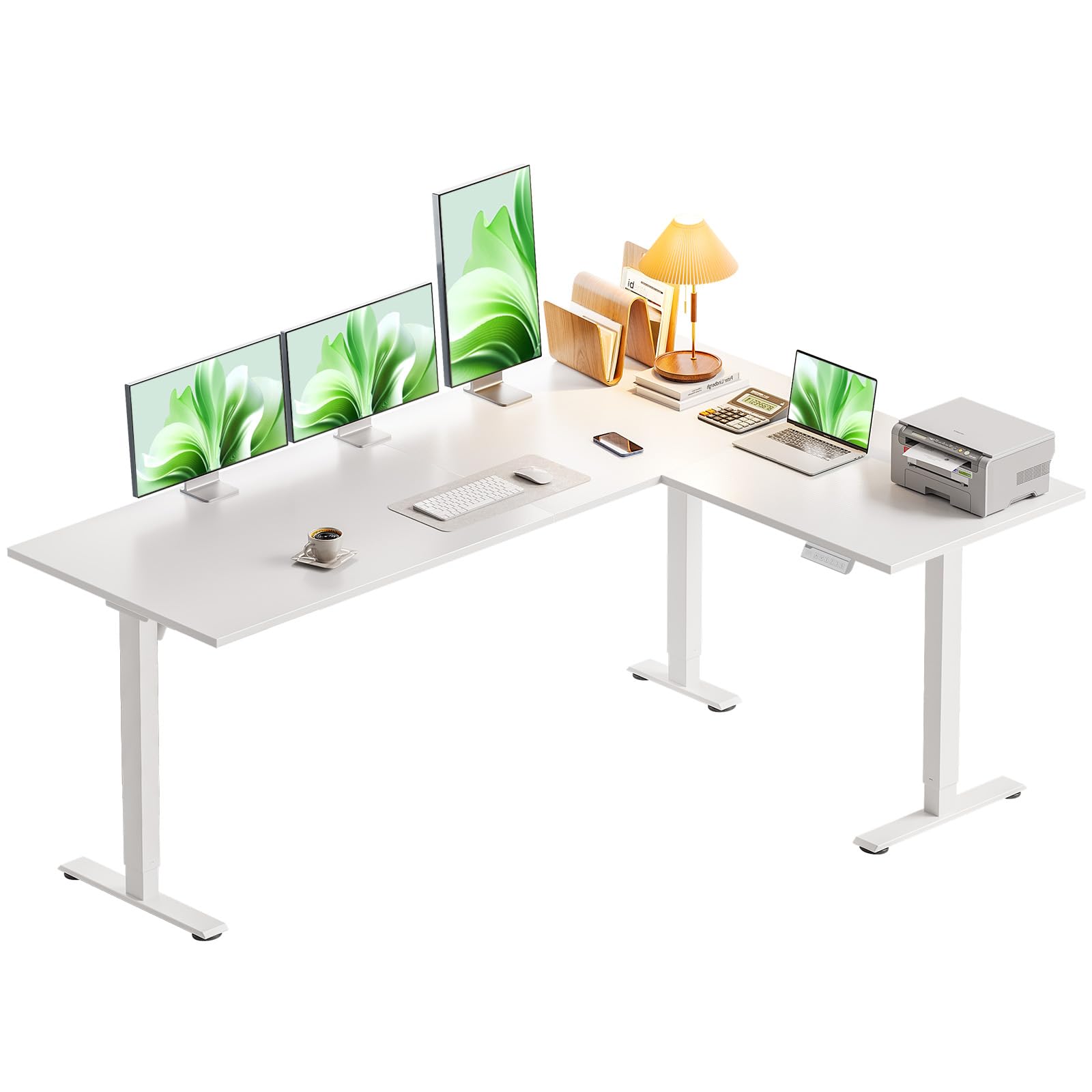 Casaottima L Shaped Electric Standing Desk