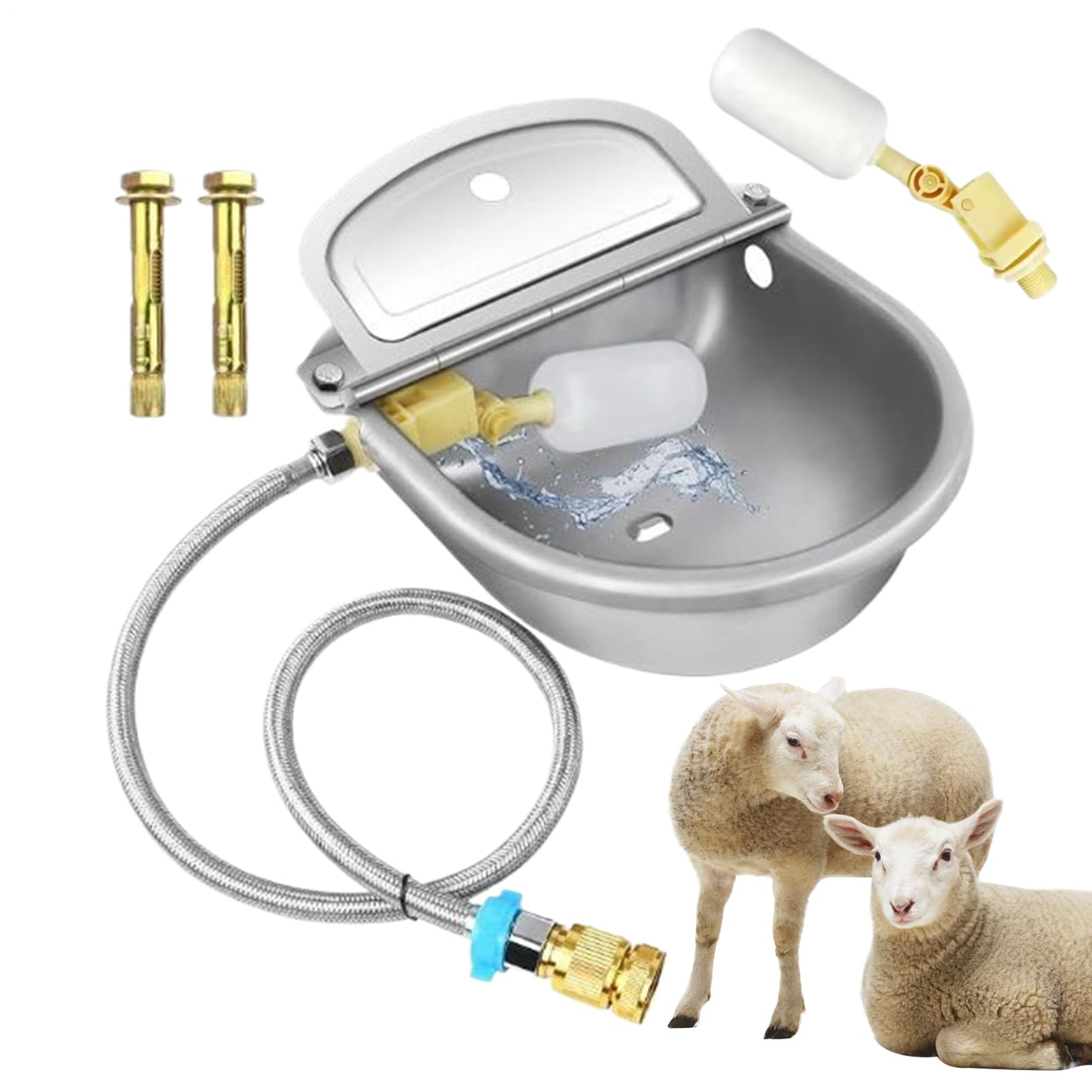 Bebedero Automático para Ganado Acero Inoxidable Comederos para Animales