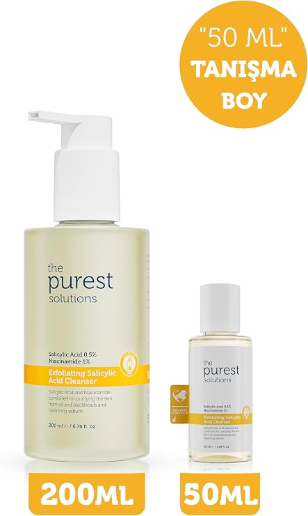 The Purest Solutions Sivilce Ve Siyah Nokta Karşıtı Yağlı ve Karma Ciltler İçin Salisilik Asit Arındırıcı Temizleme Jeli