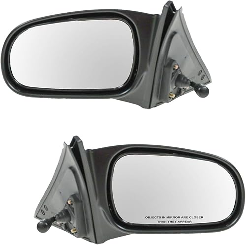 Par de espejos laterales remotos manuales izquierdo derecho derecho derecho para 96-00 Civic 4 puertas