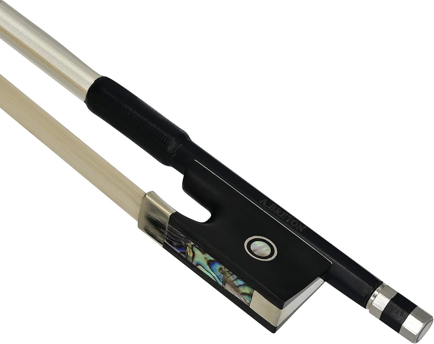 PERLMAN Carbon Fiberglass Student Violin Bow – 4/4 Size | Ebony Frog & Genuine Horsehair-picture-12