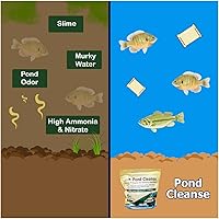 Vista 6 de Pond Cleanse 5 lb (10 paquetes) Limpiador natural y paquetes clarificador de agua Trata hasta 1.25 acres