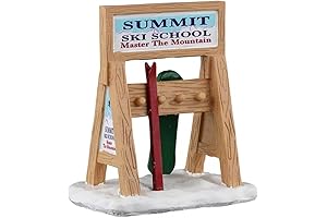 Lemax Village Collection - Ski Rack Sign Village Accessory #34097