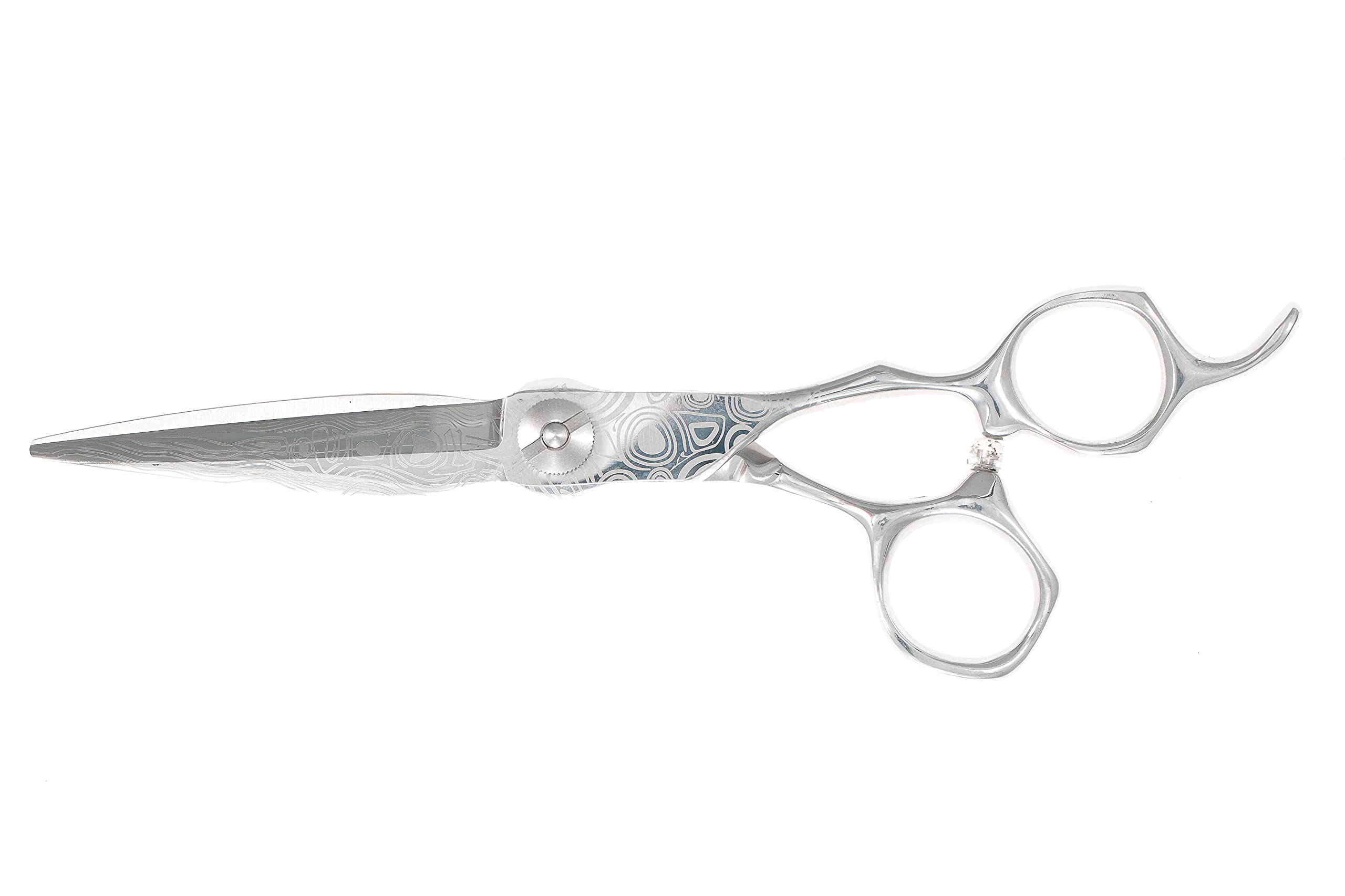 Samurai Classic Pro 6.0 Damascus Pattern. Japanese Steel Hand Made Convex Edge Blades for Wet and Dry Cutting