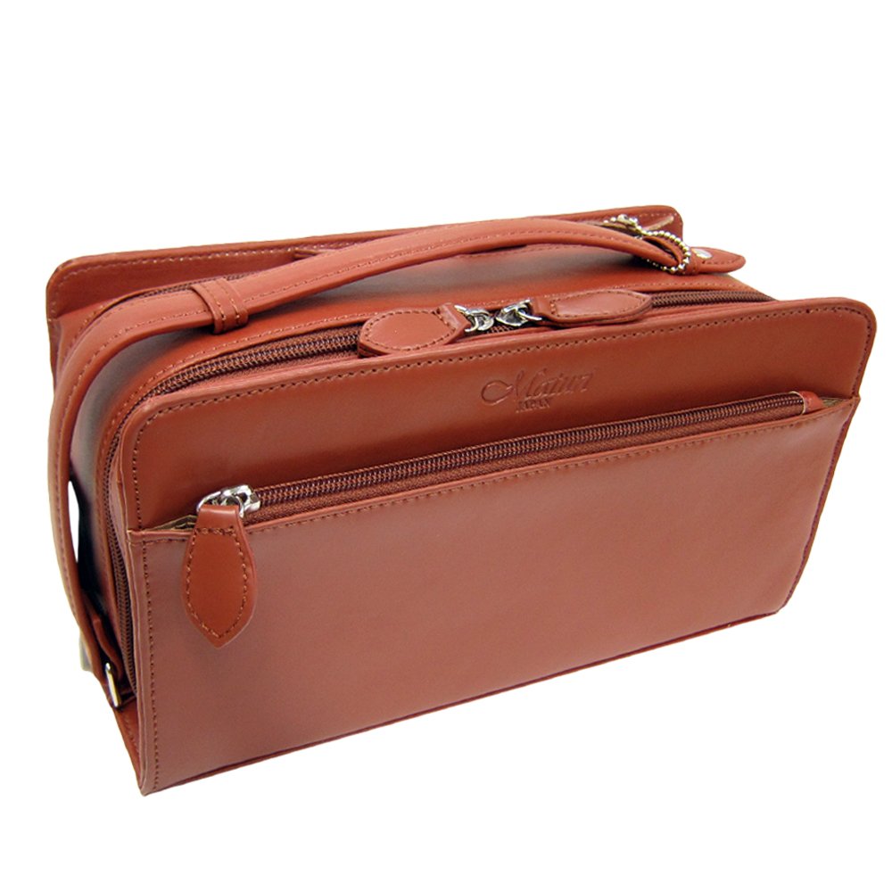 Amazon | [マトゥーリ]Maturi コードバン 馬革 ダブルファスナー W