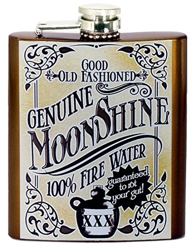 Spoontiques Moonshine Hip Flask