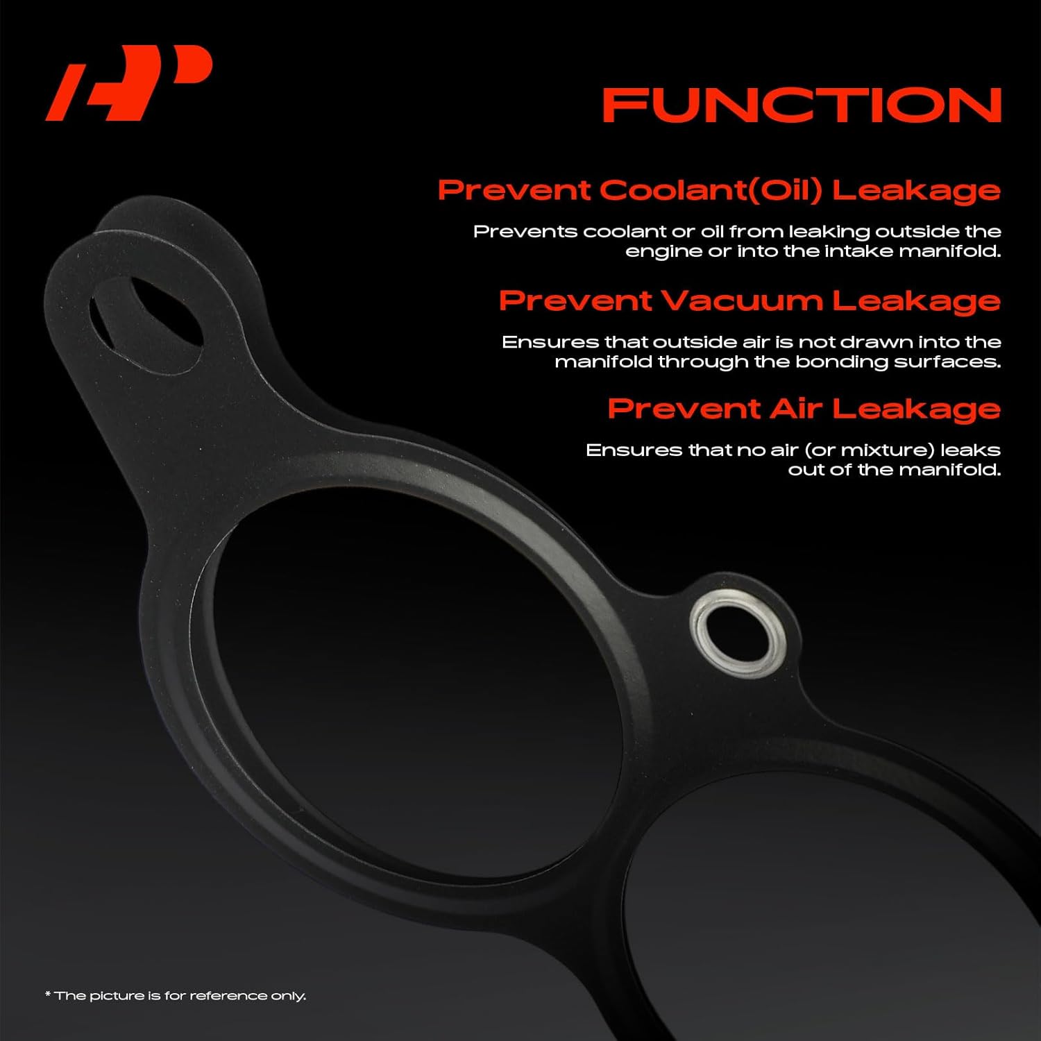 A-Premium Lower and Upper Engine Intake Manifold Gasket Set Compatible with Toyota Tacoma 1995-2004, Tundra 2000-2004, 4Runner 1996-2002, T100 1995-1998, 3.4L