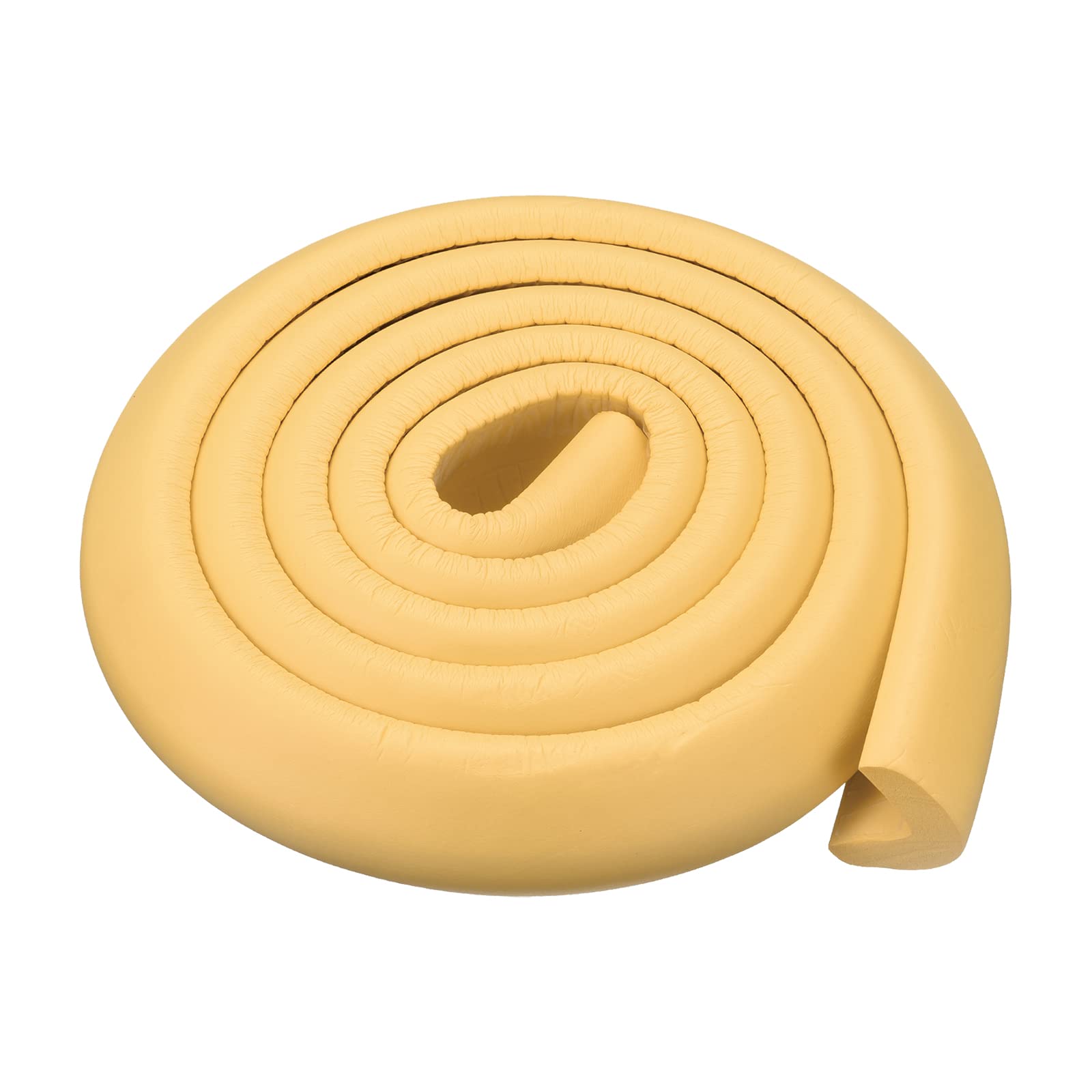 sourcing map Corner Guards Edge Protectors 16.4ft(5M), Pack Foam Safety Bumper L Shape for Furniture Corner Table Edge Guard, Wood