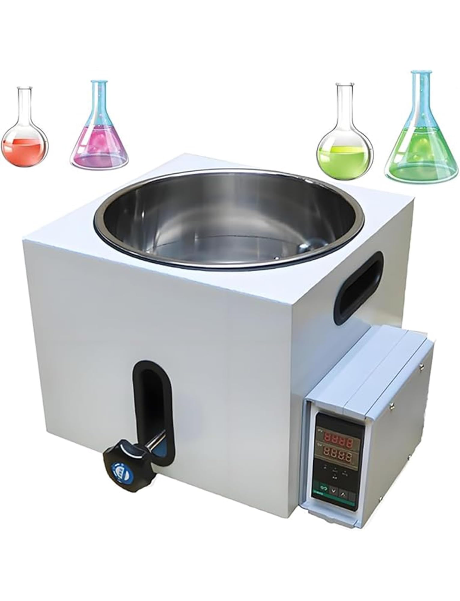 Labor Wasserbad Konstante Temperatur Öl & Wasserbad LED Digital Heizung Edelstahl PID Intelligente Temperaturregelung für wissenschaftliche Experimente