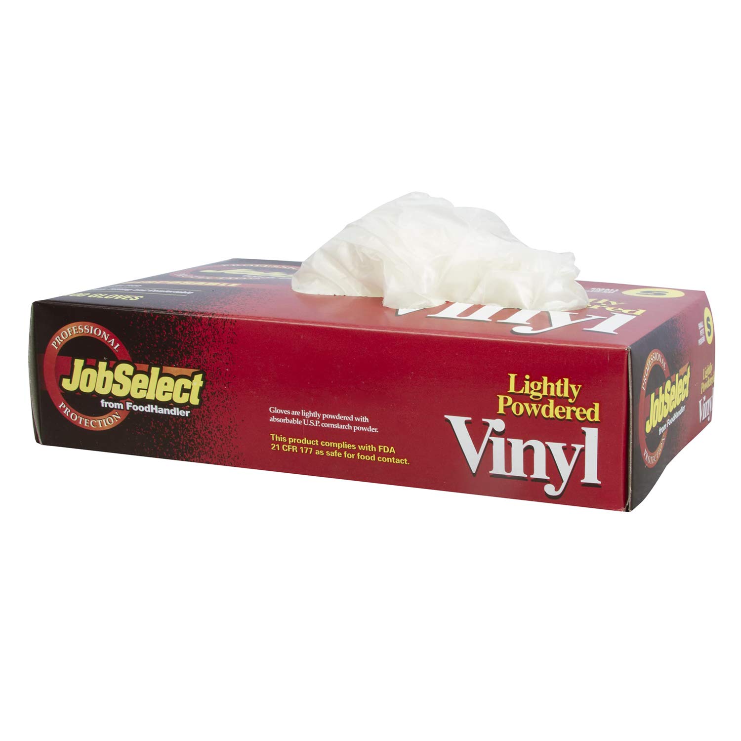 JobSelect 102-206 JobSelect, Vinyl, LG, Clear (Pack of 1000)