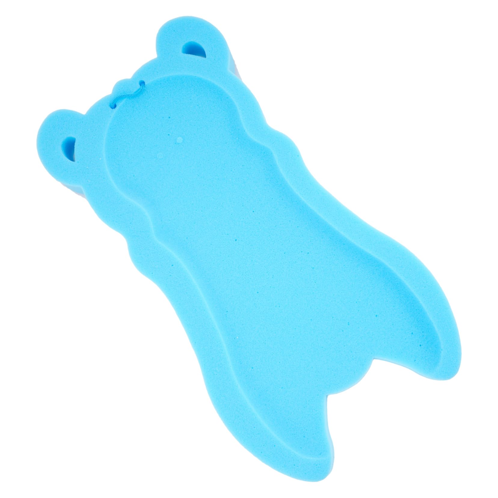 MOLUCKFU Bath Mat for Tub Soft Sponge Cushion for Newborns Boy Girl Skin Friendly Safe Bathing Pad for Boy Girl Bath Sponge for Easy Bathing