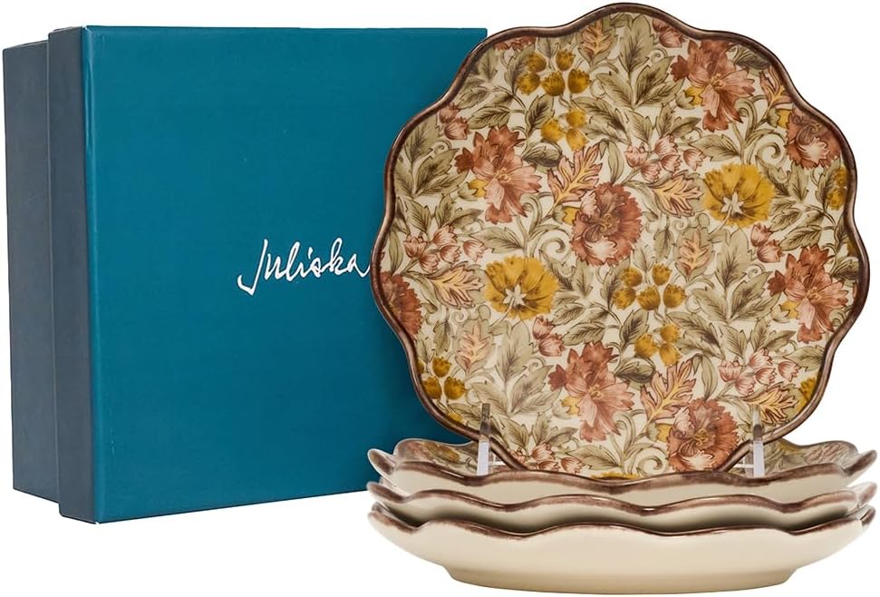 Juliska Willa Cocktail Plate Set/4 - Amber