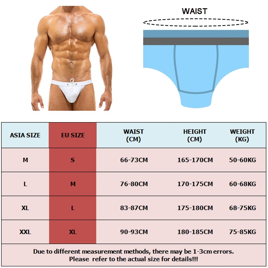 Bañador de Natación Slip para Hombre Bañadores Slip Hombre de Secado Rápido Bañador Natacion Hombre Slip para Playa Piscina Tamaño M-2XL YK2402