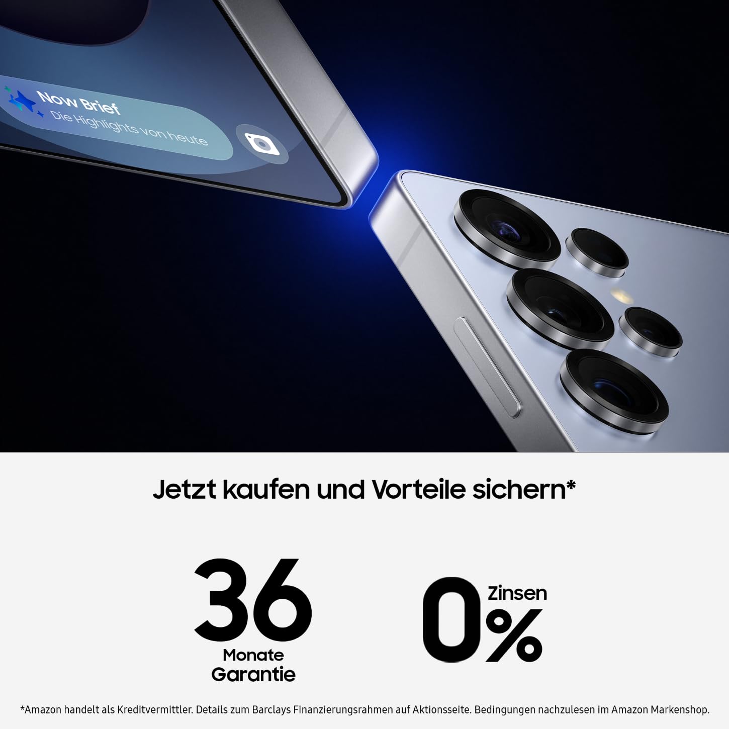 Samsung Galaxy S25 Ultra AI Smartphone mit Galaxy AI, Ohne Vertrag, Handy mit Android, 12 GB RAM, 256 GB Speicher, 200-MP-Kamera, Titanium Black, 3 Jahre Herstellergarantie [Exklusiv auf Amazon]