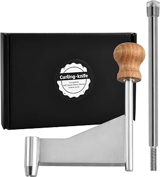 Rust Proof Manual Rotary Cheese Curling Knife - Compatible with Cheese Curler with Wooden, Plastic, Marble Base, Best for Cheese Wheel and Chocolate Shavings and Curls
