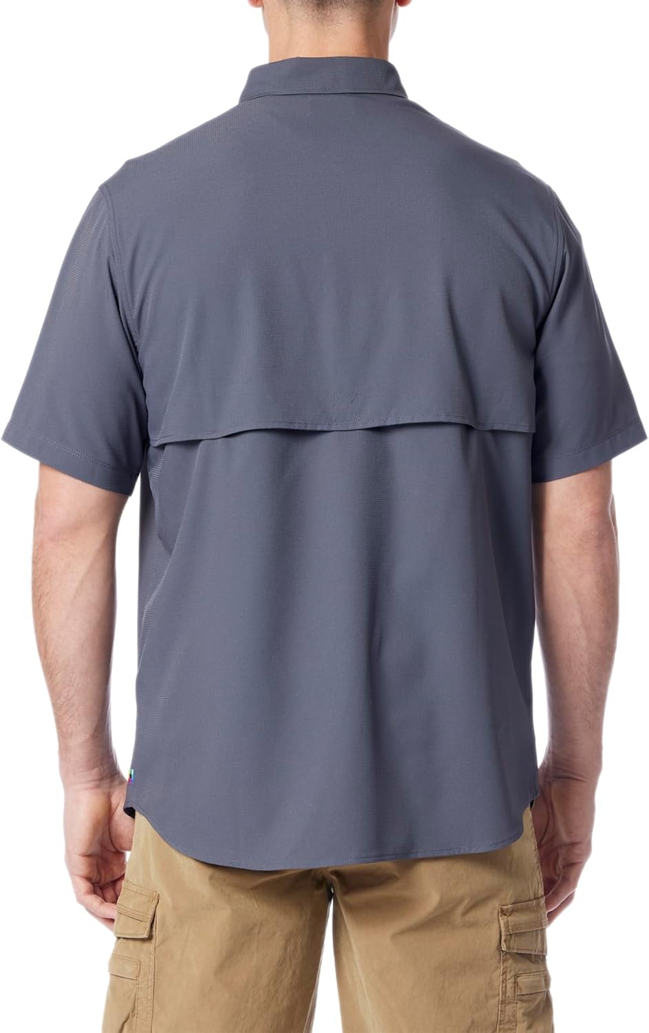 Unionbay Mens Ub Tech Short Sleeve Button Up Fishing Shirt - Image 3